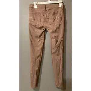 American Eagle Jeans Women's Pink Light Wash Stretch Jegging Size 2 thumbnail 2