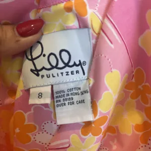 Vintage Lilly Pulitzer Nightlife/Firefly Wrap Skirt Size‎ 8 White Tag Reversible thumbnail 5