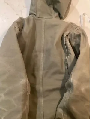Carhartt Womens Sierra Jacket Sz M Sherpa Lining Olive Moss Vintage thumbnail 11