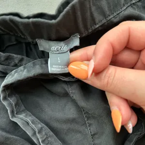 Aerie Charcoal High Waist Shorts thumbnail 3