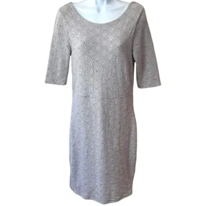 Free People Floral Purple & Green Texture Mini Dress FairyCore Feminine Dainty L thumbnail 2