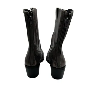 DV Dolce Vita Imana Womens 8 Pewter Metallic Western Cowboy Boots Pointed Toe thumbnail 10