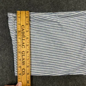Brandy‎ Melville Blue White Striped Tube Top Strapless Crop Bodice Made in Italy thumbnail 5