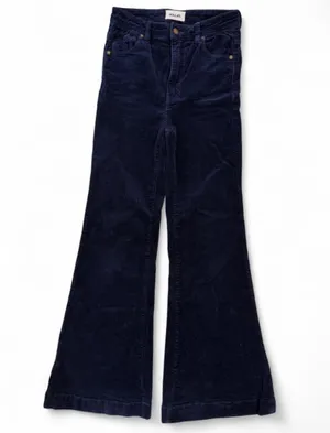 Rolla's womens Navy Eastcoast Flare Corduroy Jeans size 25 US (7 AUS) thumbnail 4