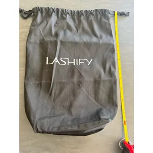 Lashify Black Drawstring Makeup/Lash Bag thumbnail 2