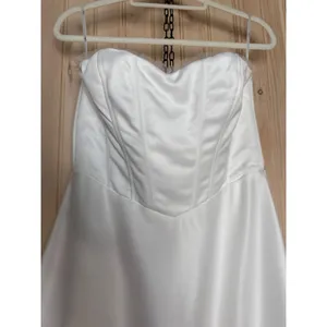 Lulus Eternal Gratitude White Floral Embroidered Strapless Dress Wedding Large thumbnail 7