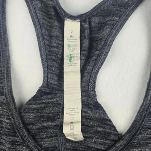 Lululemon Essential Gray Space Dye Tank‎ Top Size 2 thumbnail 6
