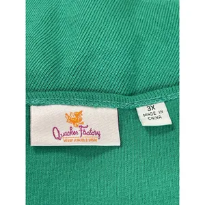 Quacker Factory Womens 3X Green Nautical Anchor Rope Button Cardigan Sweater thumbnail 4