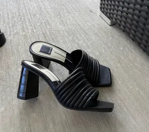 DV by Dolce Vita black textured heels thumbnail 1