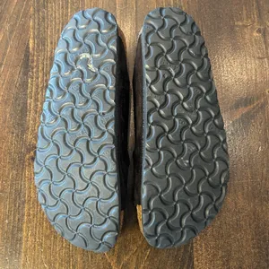 Birkenstock Arizona Slide Sandals 37 L6 M4 Black Suede Soft Footbed Boho Summer thumbnail 9