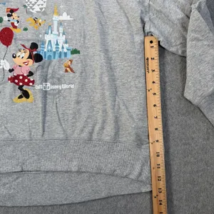 Disney Walt Disney World Minnie Mouse & Friends Park Icons Sweatshirt Womens XXL thumbnail 6