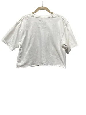 Polaroid 100% cotton cut off crop top with with graphic. Size Medium thumbnail 4
