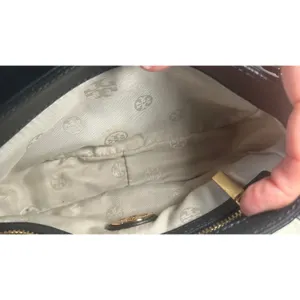 Tory Burch Robinson Black Saffiano‎ Leather Chain Flap Crossbody Shoulder Bag thumbnail 9