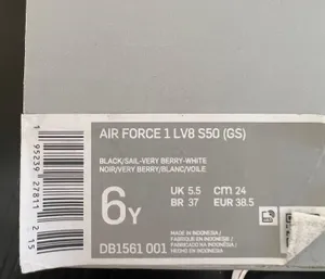 Nike New Air Force 1 LV8 S50 GS Very Berry thumbnail 9