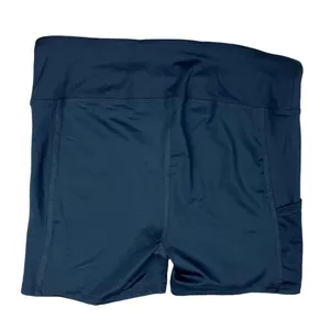 Tommy Bahama Blue High Rise Elastic Waist Activewear Sports Mini Shorts Size S thumbnail 2