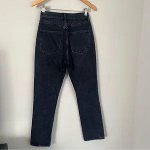 Aritzia Denim Forum Dillon High Rise Slim Black Jeans 28L Size 25 thumbnail 6
