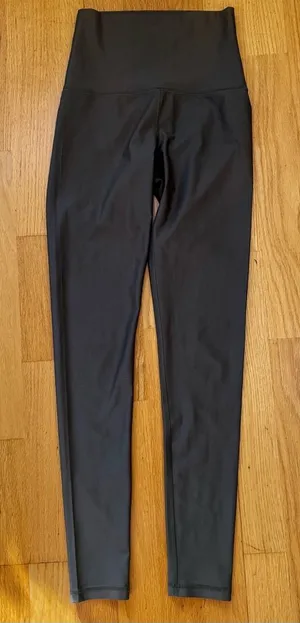 Aerie OFFLINE 7/8 High Rise Leggings Brown Taupe S EUC Athleisure Activewear thumbnail 1