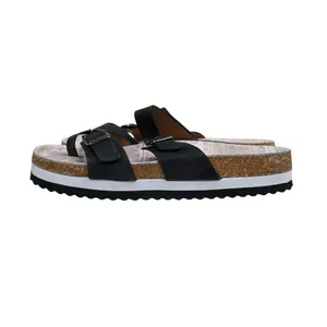 Boutique by Corkys Women's 9 Tan Line Sandal in Black Metallic thumbnail 4