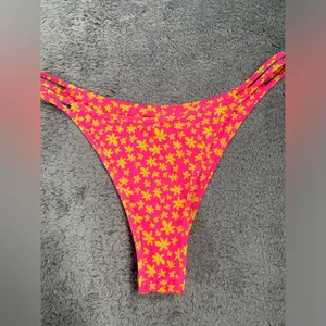 Kulani kinis Floral Pink bikini swimsuit Bottoms large thumbnail 4