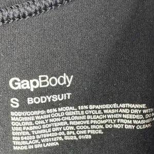 GapBody Black Fitted Bodysuit Jumpsuit S‎ thumbnail 5