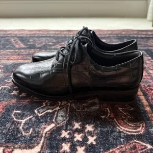 Clark’s Ria Derby In Black Loafers Leather Oxford Lace‎ Up thumbnail 5