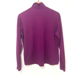 Vintage 90's Patgonia Capilene Active Layer Hiking Outdoors Magenta Zip Sweater thumbnail 2