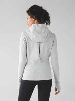Lululemon Harmony Hoodie in Heathered Light Grey Size 4 thumbnail 2