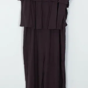 Anthropologie Mo:Vint Linen Blend Culotte Sleeveless‎ Jumpsuit Boho Womens Small thumbnail 3
