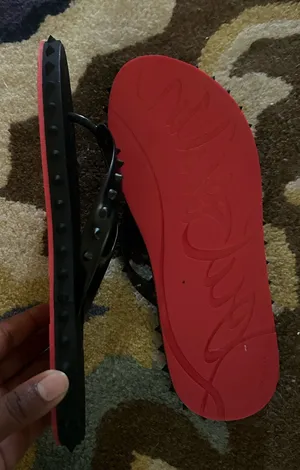 Christian Louboutin Sandals Loubi Flip Rubber Sandals thumbnail 1