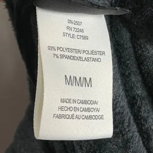 Felina Velour Zip-Up Hoodie Sweatshirt Jacket Black Pockets Women Size Medium thumbnail 9