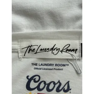 The Laundry Room Coors Banquet Rodeo Graphic Oversized Tee White Womens SM NWOT thumbnail 7