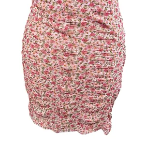 🌟SALE🌟MISCREANTS‎ x REVOLVE Cupid Ruched Mini Dress in Dusty Rose Ditsy Floral thumbnail 6