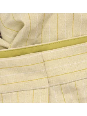 NWT Tahari ASL Womens Woven Stripe Pants Trousers PJM006-TK Ochre Brown Multi 4 thumbnail 5
