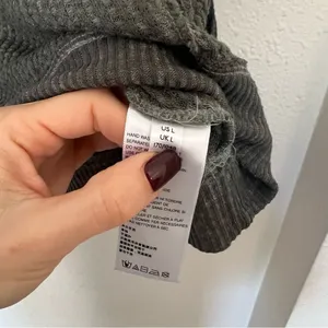We The Free Free People Westend Thermal Waffle Top Size Large in Green thumbnail 9