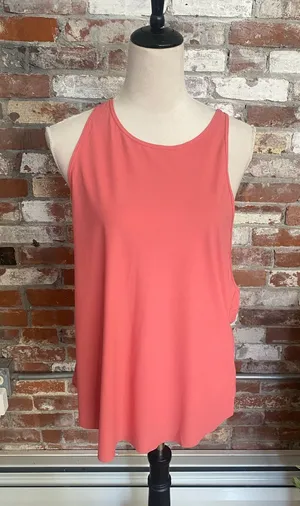 Zyia Active Coral Pink Chill Razor Back Tank Top XXL thumbnail 1