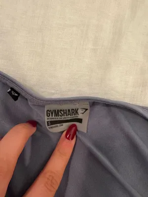 Gymshark steel blue wrap top thumbnail 2