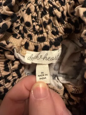 Derek Heart Cheetah print shorts thumbnail 2