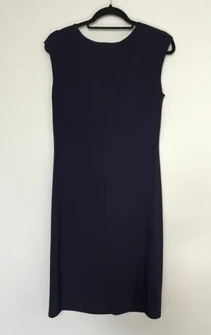 Lauren Navy Blue Stretchy Classic Dress thumbnail 8