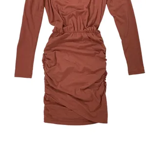 Sundry‎ Dress Small Long Sleeve Ruched Stretch Bodycon Pink Casual thumbnail 3