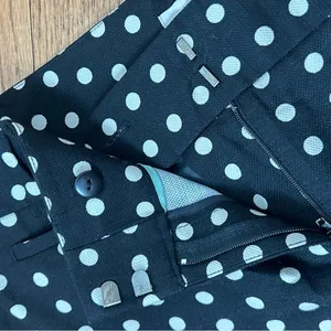 LOFT | Black & White Polka Dot Textured Shorts Size 6 thumbnail 5