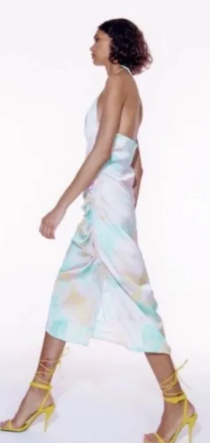 Zara Midi Satin Dress thumbnail 1