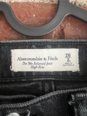 Abercrombie Ultra High Rise 90s Straight Jean Vintage Comfort Stretch Sz 2L thumbnail 7