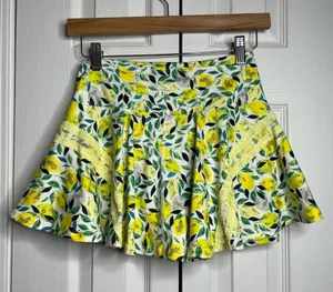 NEW Free People Movement Pleats and Thank You Skort Lemons Size Small thumbnail 5