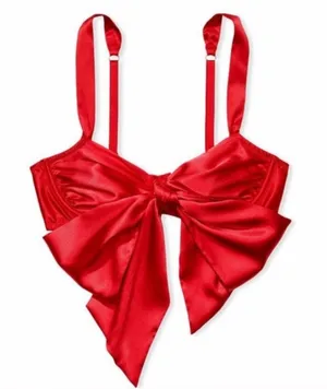 Victoria's Secret Bow Bra Red thumbnail 1