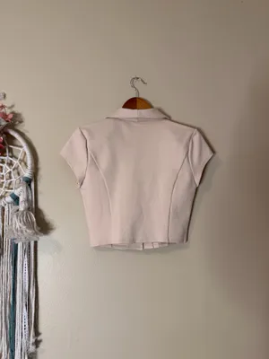 Reformation Marnie Knit Top Ivory Size Small thumbnail 4