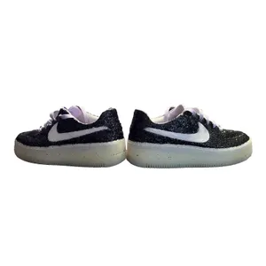 Nike Air Force 1 Sage Low LX Custom Glitter Violet Mist AR5409 500 Women's 10 thumbnail 5