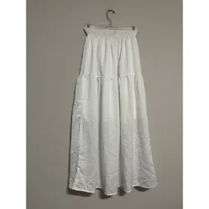 Princess Polly Dion Maxi Skirt White Tiered Peasant Smocked Waist Size 6 thumbnail 6