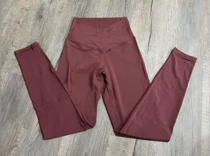Aerie EUC OFFLINE By Real Me High Waisted Crossover Legging - burgundy thumbnail 1