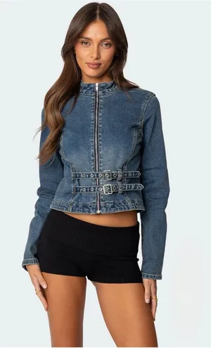 Edikted Denim Jacket  thumbnail 1