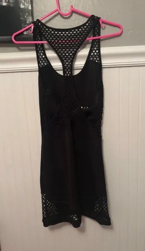 Black mini club dress thumbnail 2